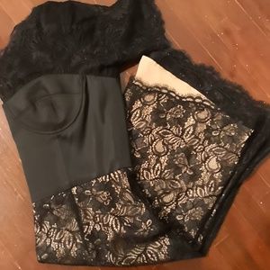 BCBG MAXAZARIA little black lace dress